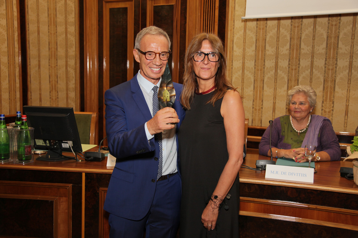 Sylvain Bellenger e Simonetta Zanon al Premio Speciale GreenCare 2017