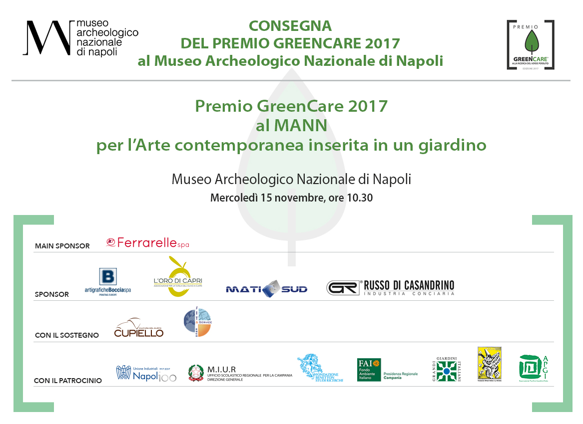 Cerimonia Premiazione GreenCare 2017
