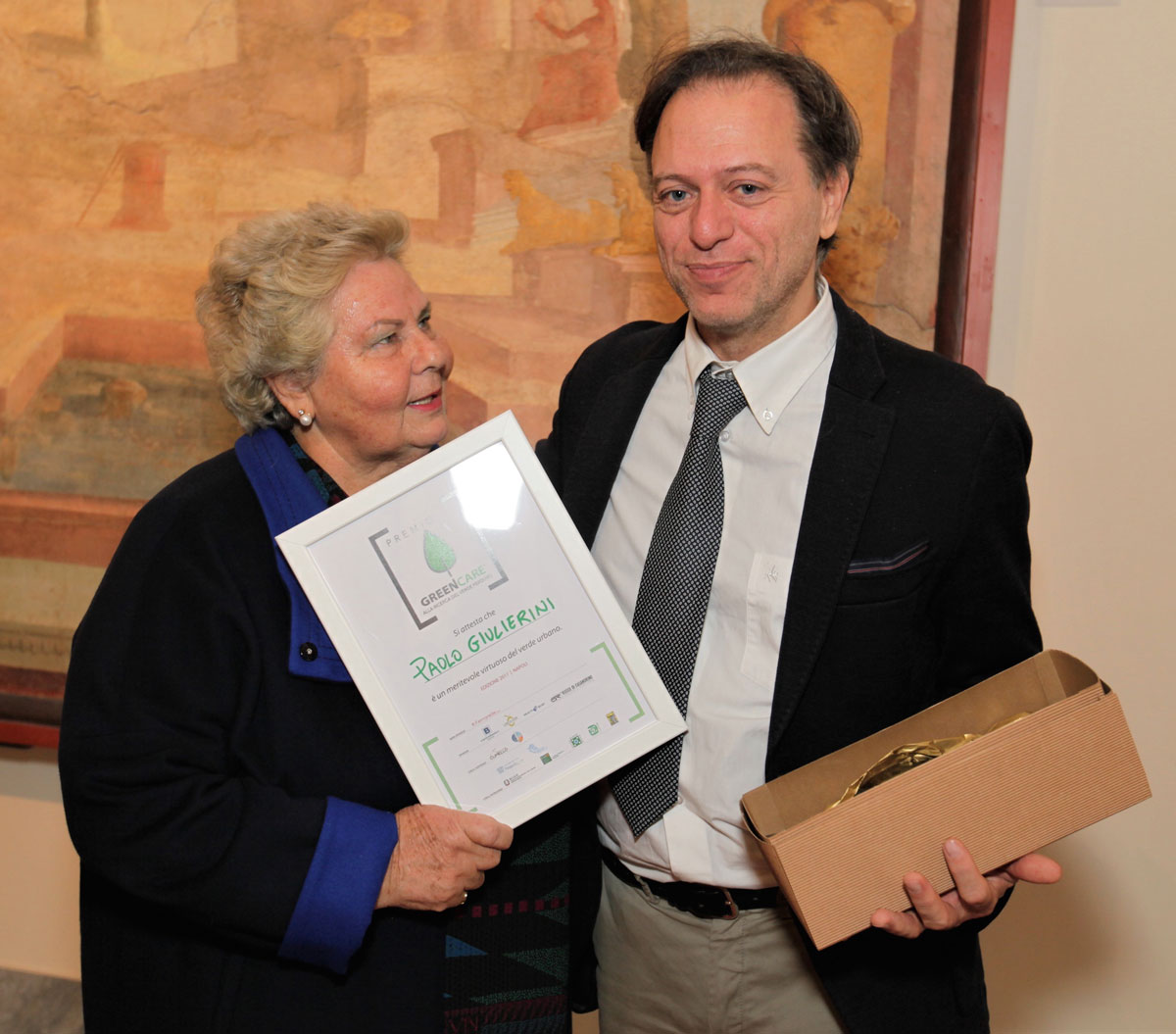 Maria Rosaria de Divitiis e Paolo Giulierini