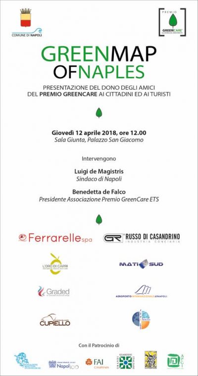 Green Map of Naples: l'Invito per Conferenza Stampa di presentazione