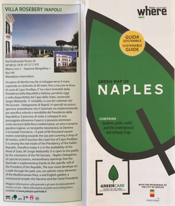 Villa Rosebery nella Green Map of Naples