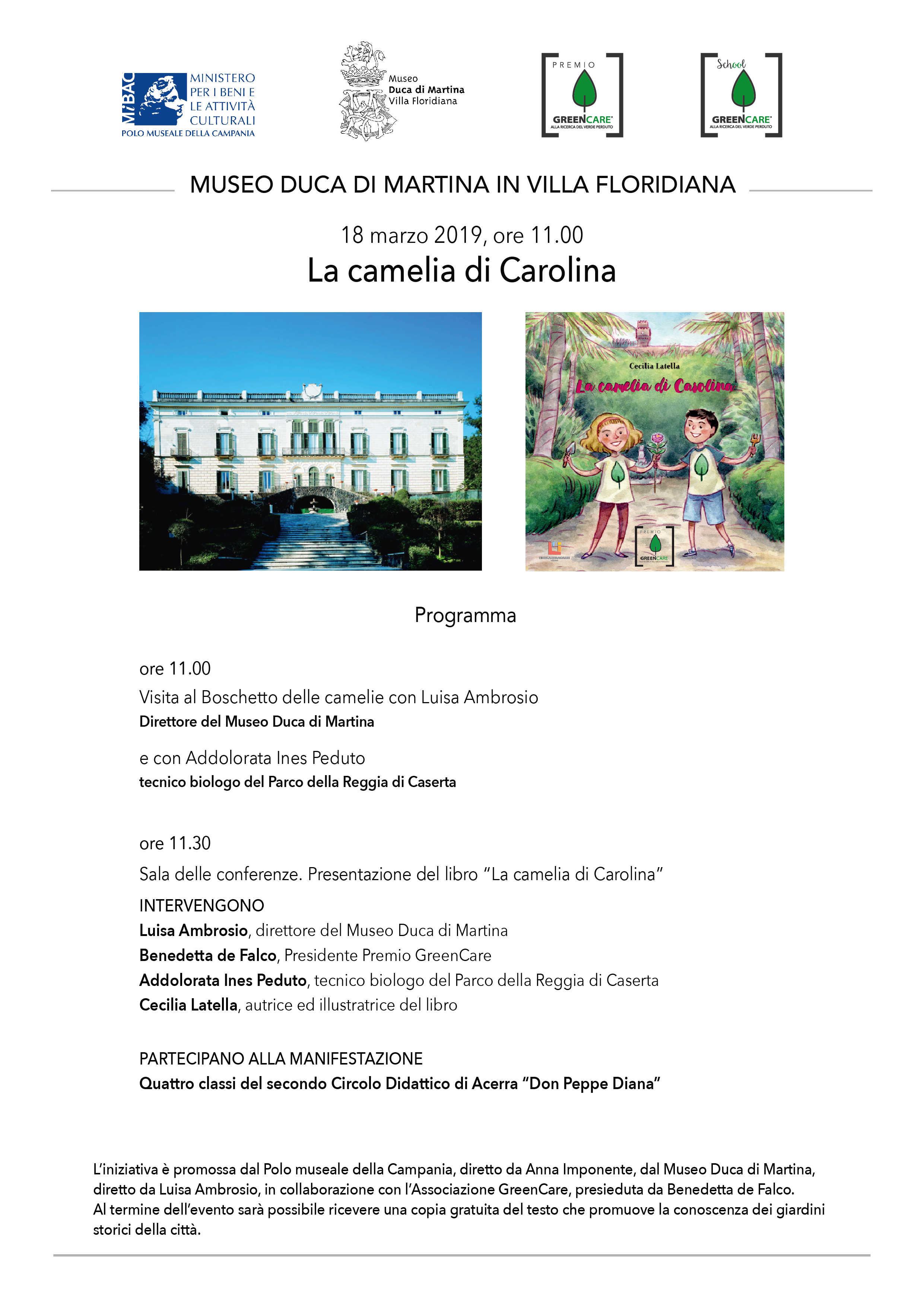 La camelia di Carolina in Villa Floridiana