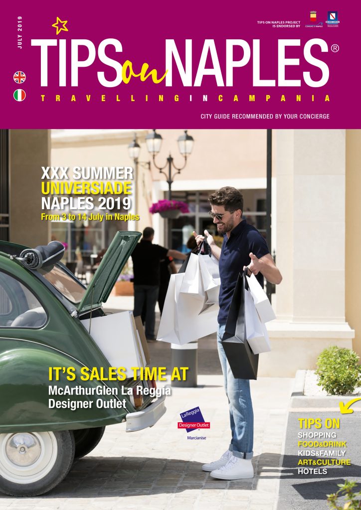 La cover di Tips on Naples di luglio 2019 